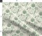 Rustic Cooking Monochrome Green Cream Onion Mushroom Carrot Pepper Pasta Custom Printed Fabric by Spoonflower Various Fabrics by the Yard or Fat Quarter 17539958